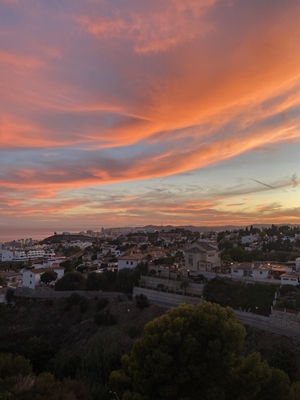 Cielo rosa