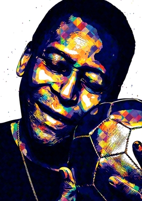 Pelé Brésil - popart