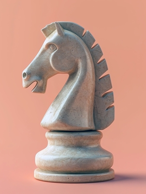 Stone Knight Chess Piece