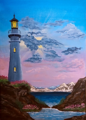 Glowing Lighthouse 