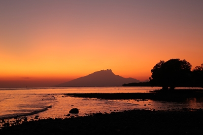 Unvergleichliche Schönheit bei Sonnenuntergang