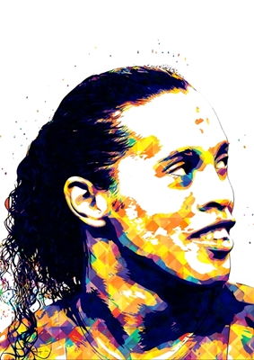 Ronaldinho - barcelona popart