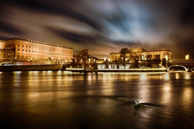 Natt vid Stockholms slott