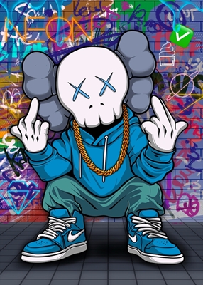 Le rappeur kaws