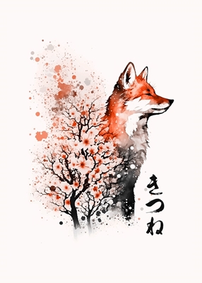 Fuchs Aquarell Anima