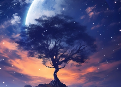 tree in galaxy