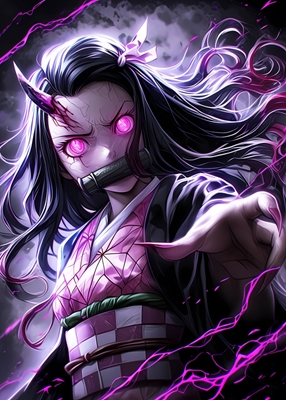 Nezuko Demon Moonlight