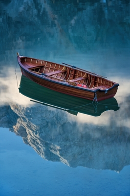 Floating in the Dolomites