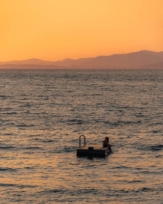 Coucher de soleil Croatie (Brac)