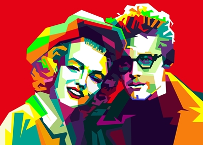 Marilyn Monroe y James Dean