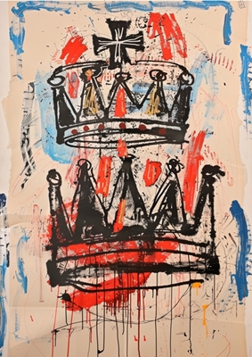 Two Crowns im Street-Art-Stil