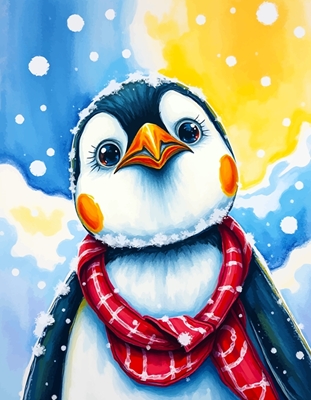 Winterpinguin