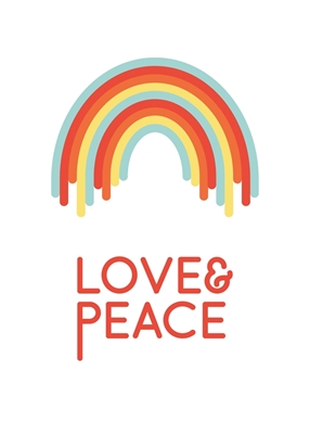 Love and Peace Rainbow