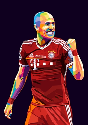 Arjen Robben WPAP konst