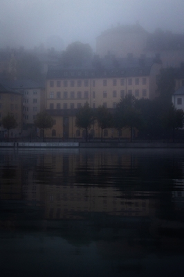 Oude huizen in Stockholm