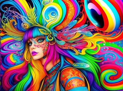 Psychedelic beauty II