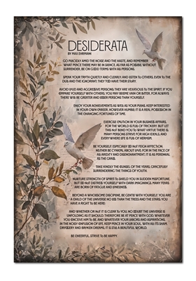 Desiderata Poem & Vita Duvor