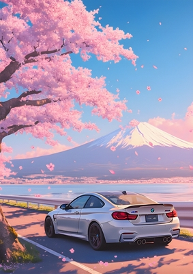 BMW M4 Japan Kunst