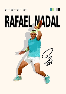 Rafael Nadal Minimalista