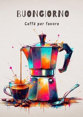 Buongiorno caffé per favore