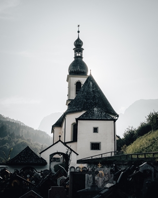 The church in Ramsau