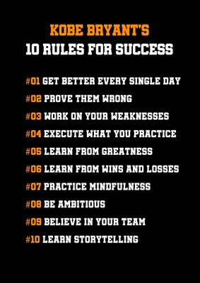 Kobe Bryant's 10 Rules 