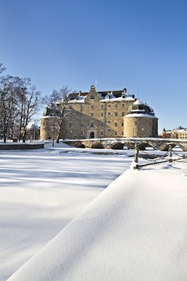 Örebro castle in winter