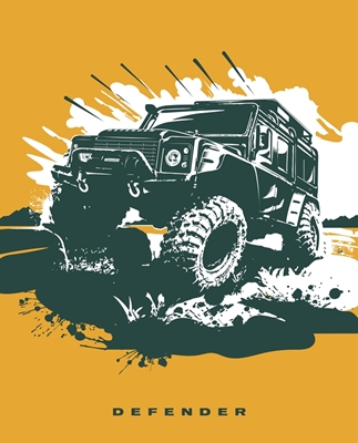 Defender Land Rover Artwork