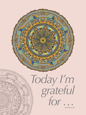 Un mandala plein de gratitude