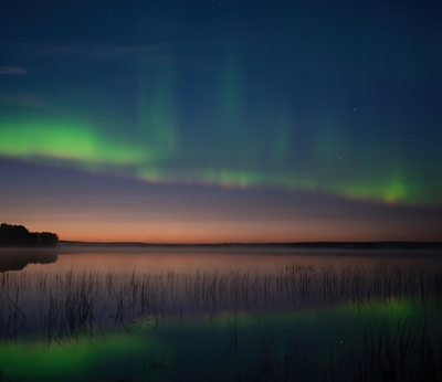 Aurora boreale autunnale