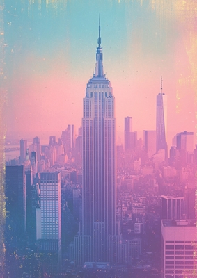 Art Deco New York Skyline