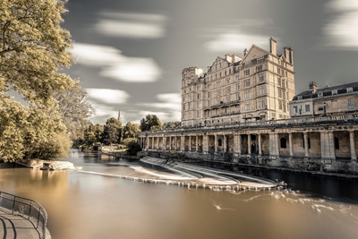 River and Buildings in Harmony