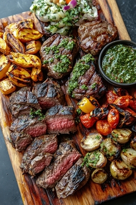 Asado grillé argentin