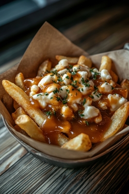 Klassinen kanadalainen poutine