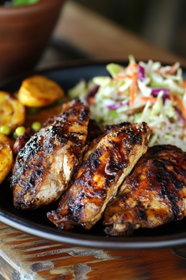 Pollo jerk caribeño