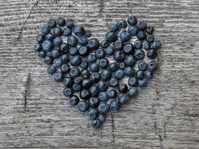 The Blueberry heart