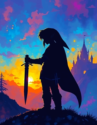 Hero Link Silhouette 