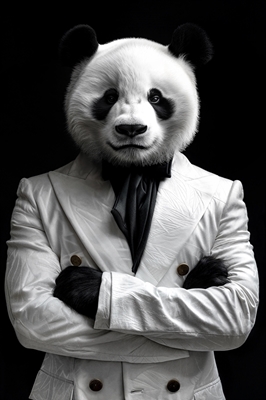 Villit puvut - Panda