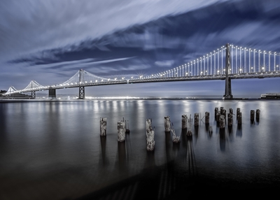 Les lumières du pont de la baie #1285210