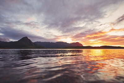 Solnedgang i Lofoten