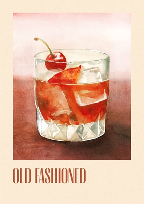 Old Fashioned avec des cerises