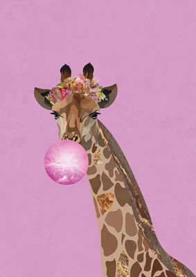 Giraffe pink bubblegum 2410020