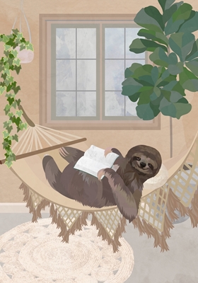 Lazy sloth in hammock #2410028