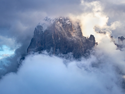 Dolomitas do pôr do sol