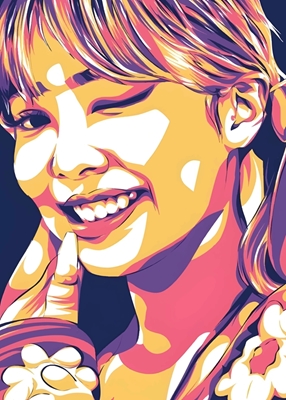 Lissa BlackPink Ilustrace