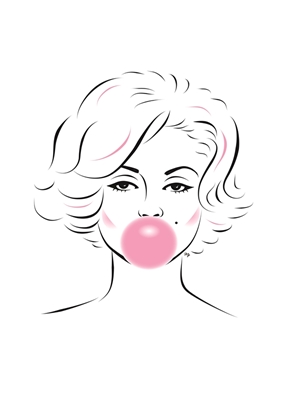 Marilyn Monroe Bubble gum