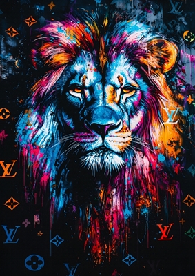 Pop art Lion king Graffiti