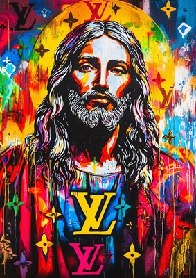 Graffiti konst Jesus lyx