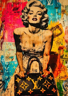 Pop-art Marilyn Monroe Mode