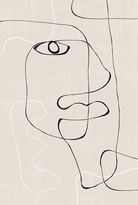 Visage abstrait n°1. #2260847